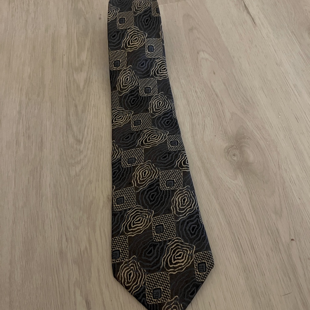 Mens Fendi Pure Silk Tie